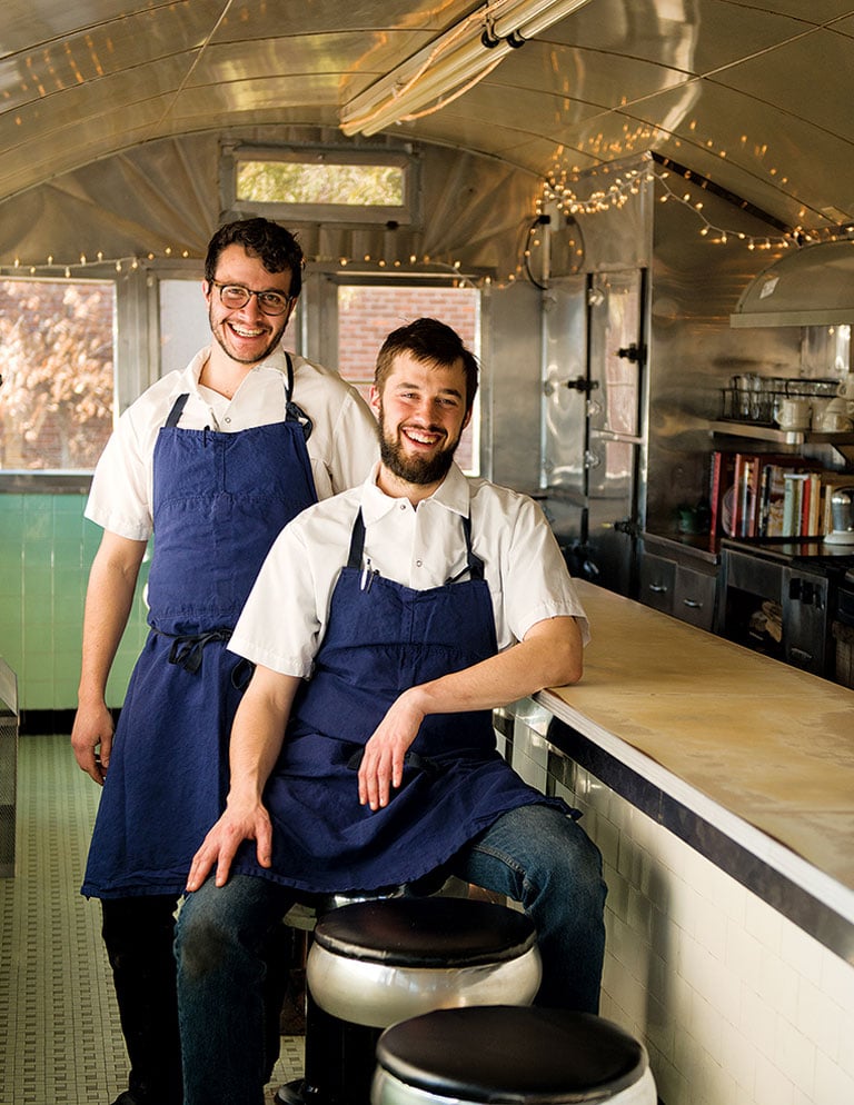 The Palace Diner’s newest owners, Greg Mitchell and Chad Conley