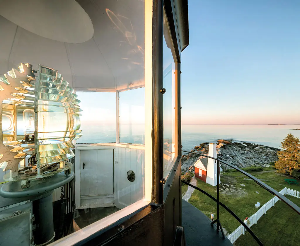 Pemaquid Point Light and bell house