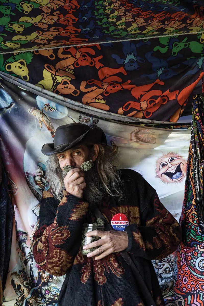 Dougie, longtime festival attendee and vendor Dougie, longtime festival attendee and vendor