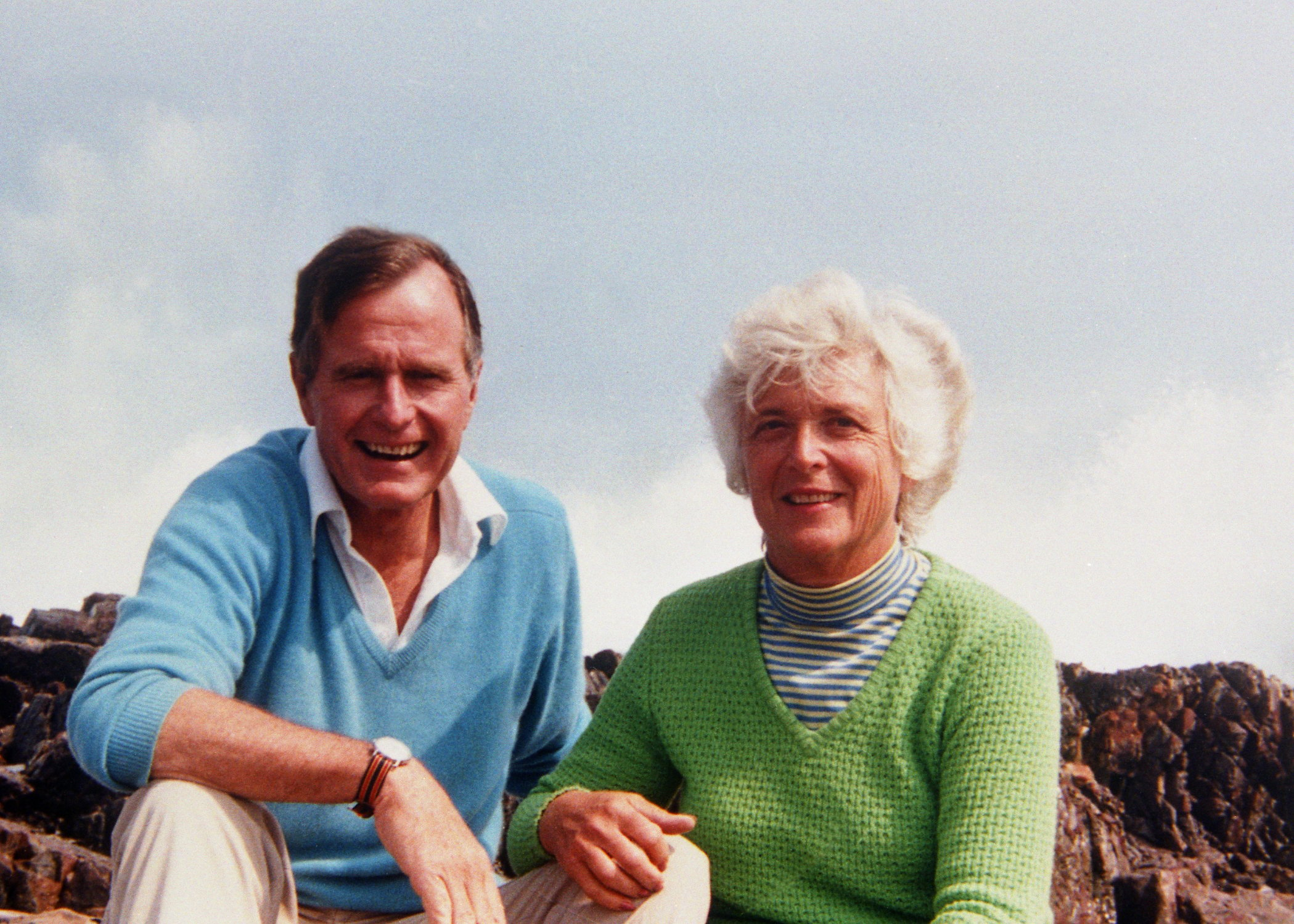 George H. W. Bush and Barbara Bush