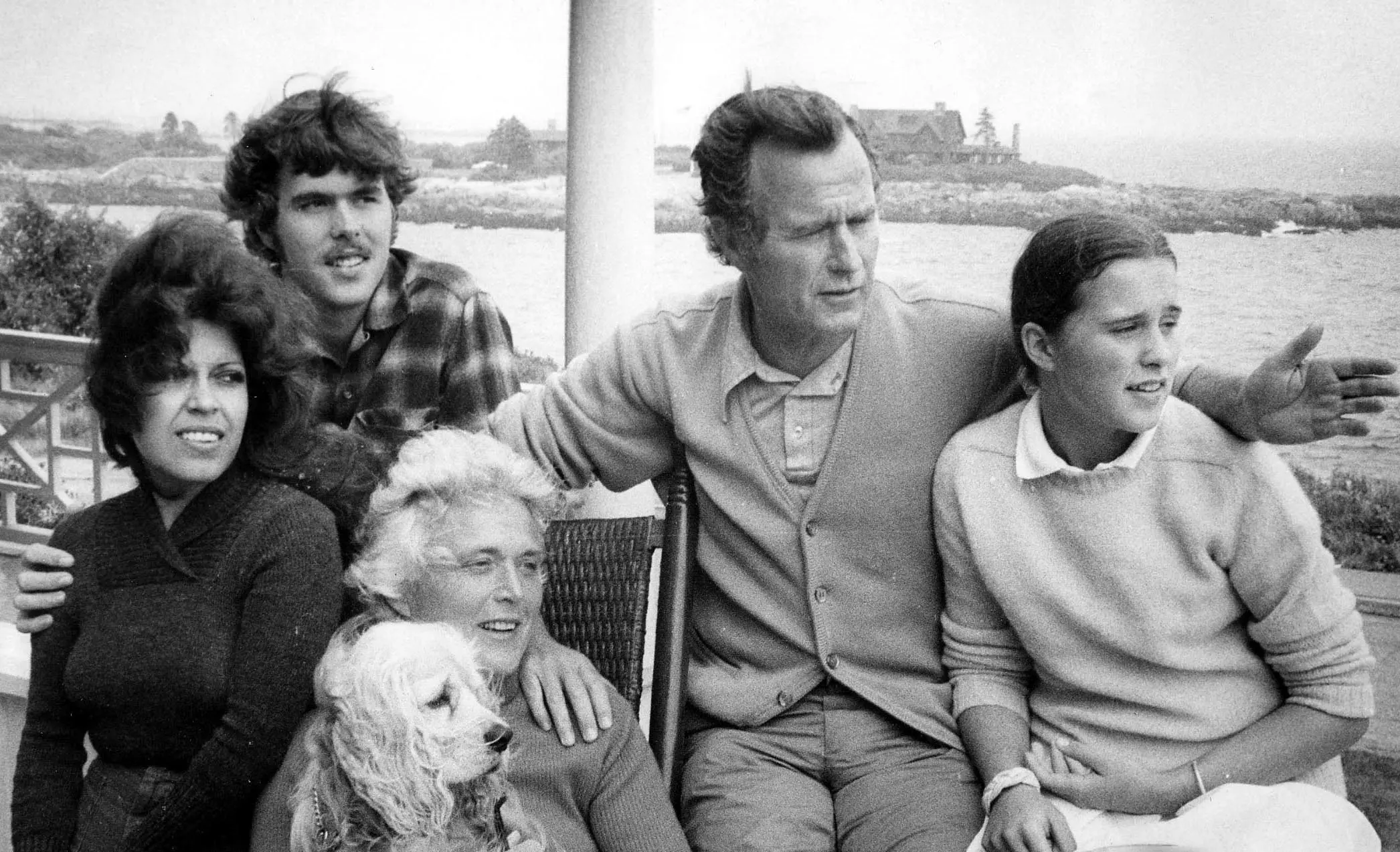 George H. W. Bush and family