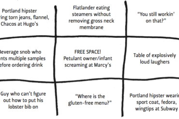 Maine Restaurant Mini-Bingo