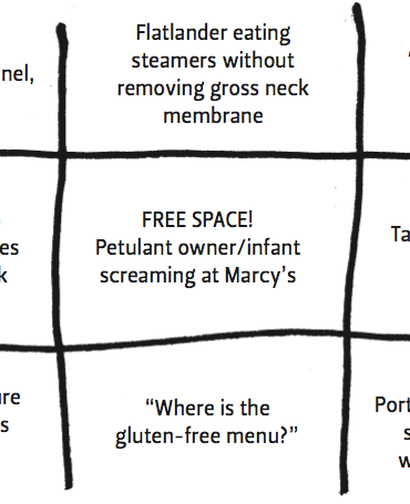 Maine Restaurant Mini-Bingo