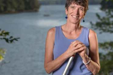 Outdoor Educator Ann Carson, head of the Maine Coast Semester program at Chewonki