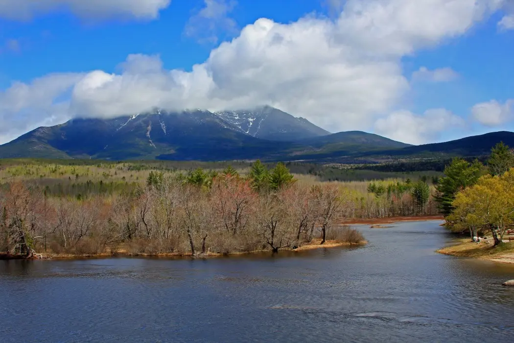 Mount Katahdin from within Baxter State Park.