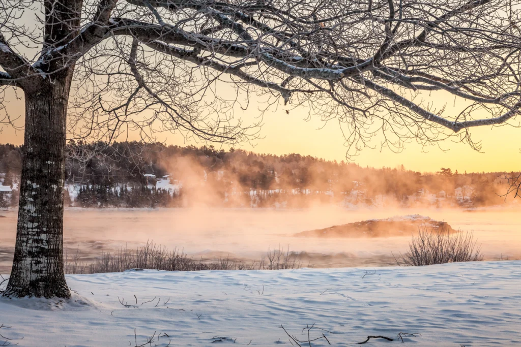 Sea Smoke, Taunton Bay, Hancock, Maine