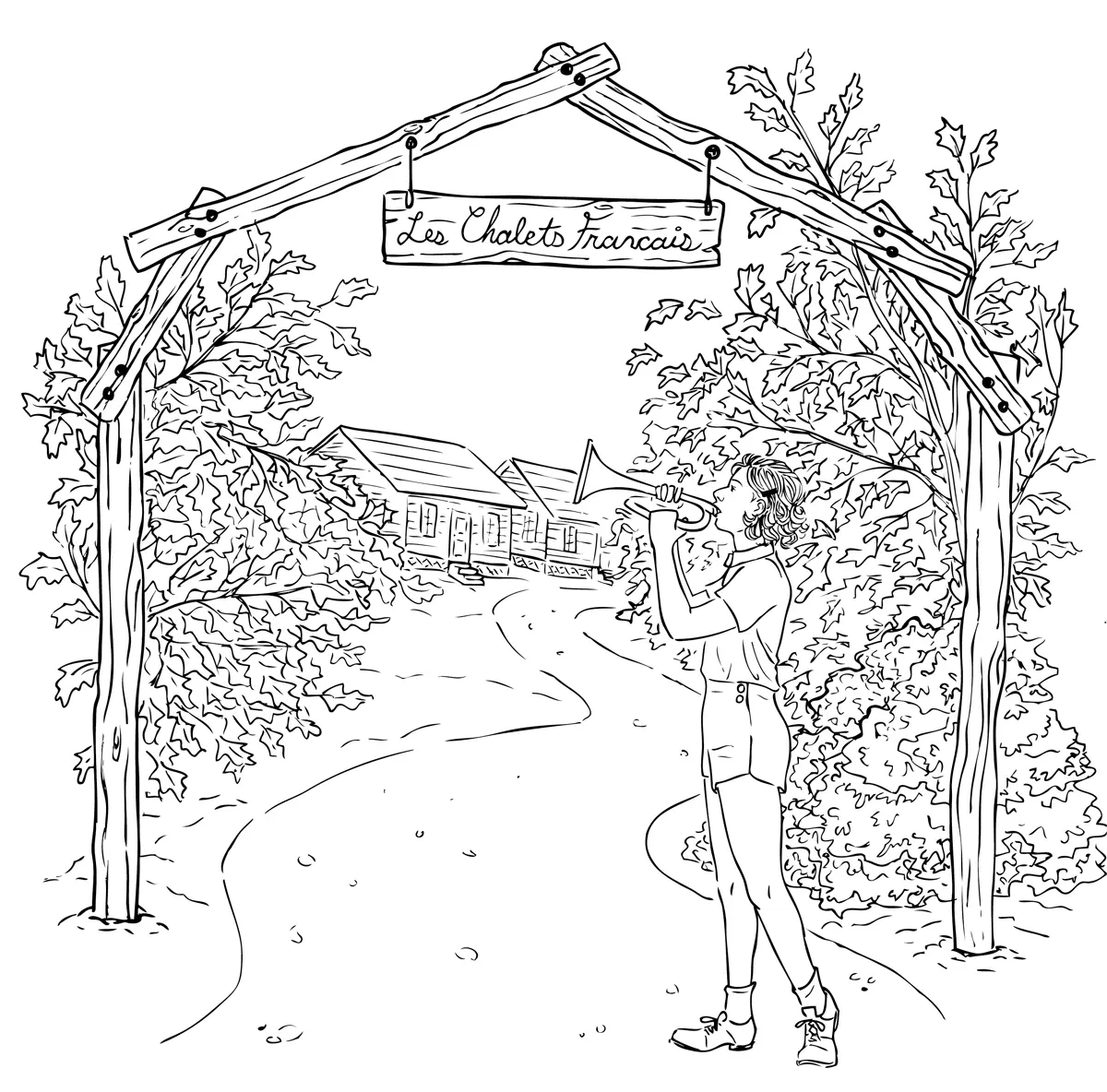 Les Chalets Français, Maine Summer Camp