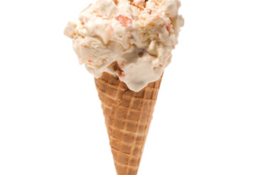 Lobster Ice Cream from Ben & Bill’s Chocolate Emporium in downtown Bar Harbor, Maine