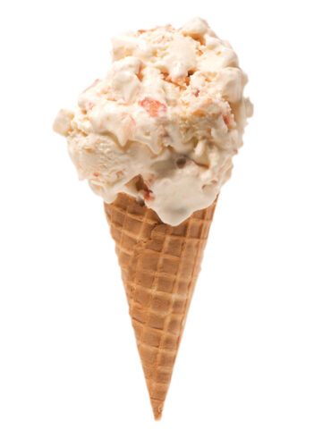 Lobster Ice Cream from Ben & Bill’s Chocolate Emporium in downtown Bar Harbor, Maine