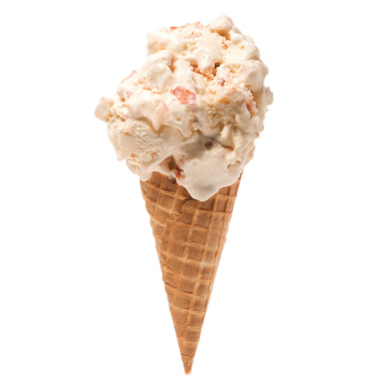 Lobster Ice Cream from Ben & Bill’s Chocolate Emporium in downtown Bar Harbor, Maine