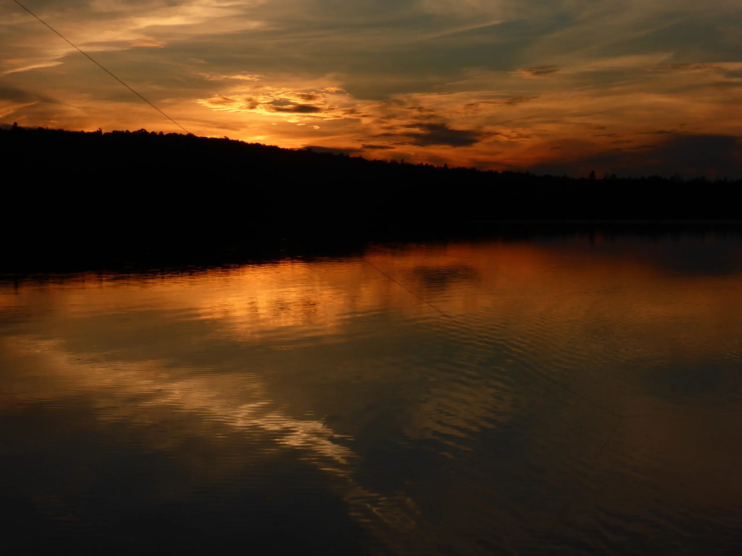 Sunset over Deer Pond