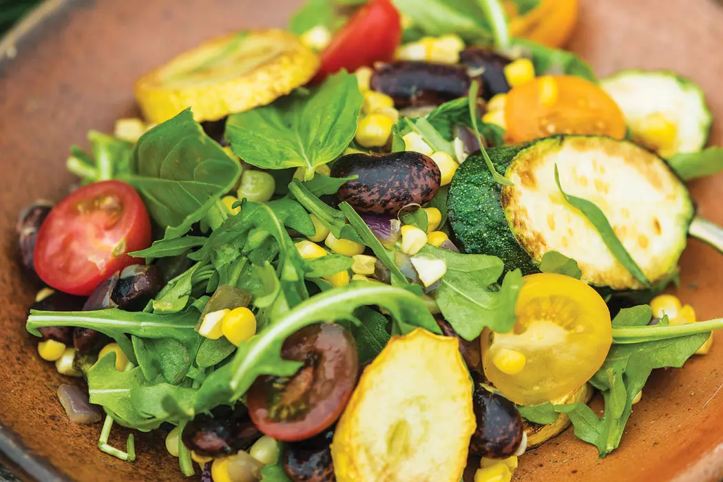 Summer Succotash with Soft Herbs