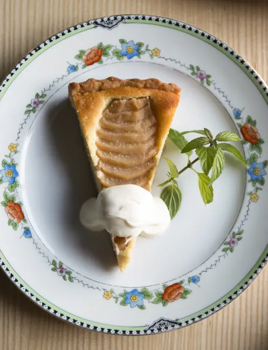 pear frangipane tart