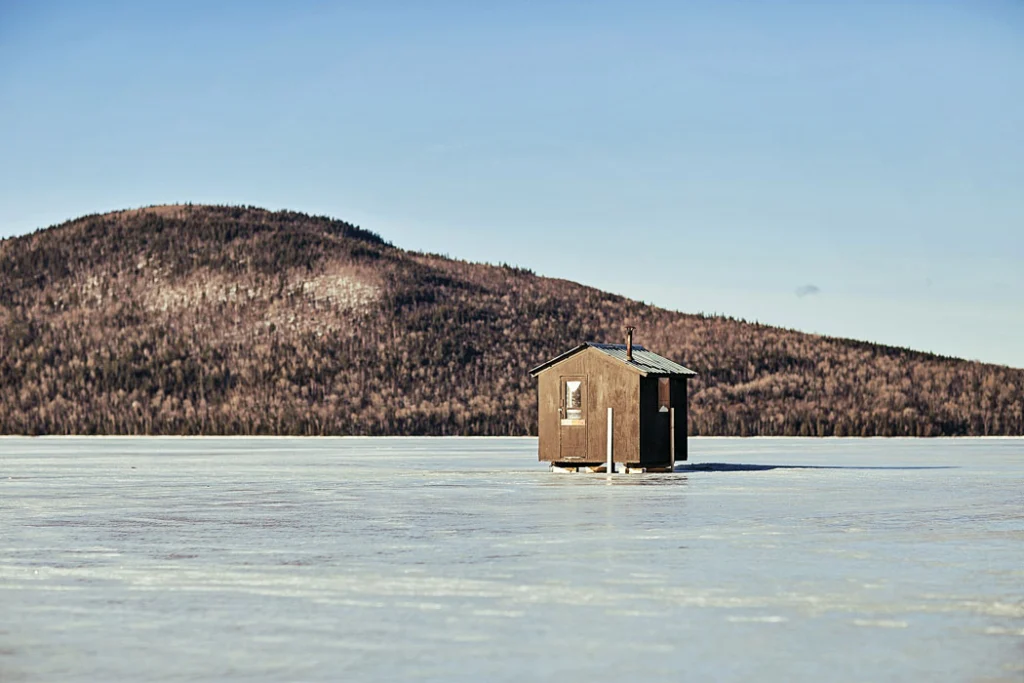ice fishing shack