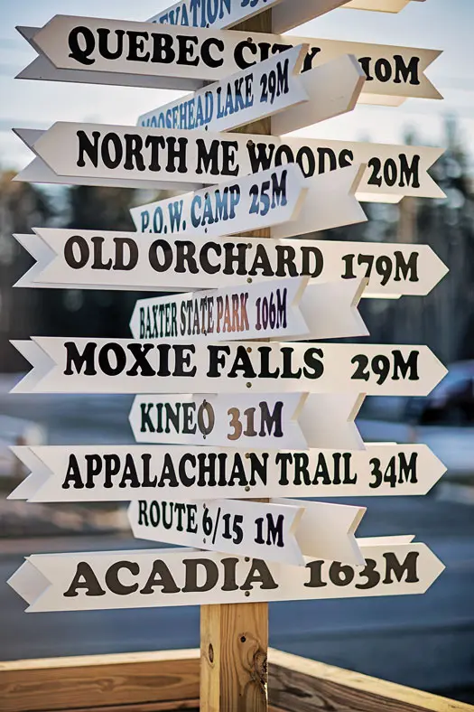 Town sign