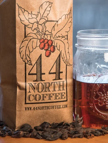 Bag of coffee beans