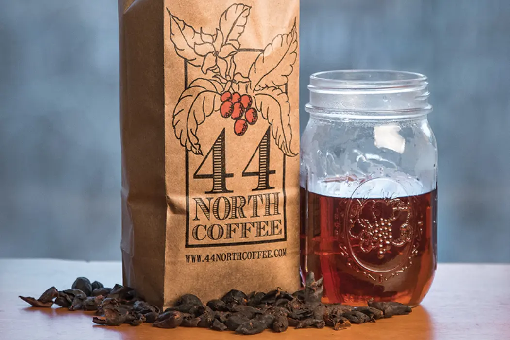 Bag of coffee beans