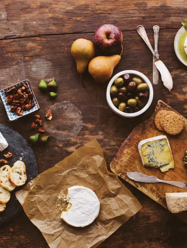 An Assortment of cheese