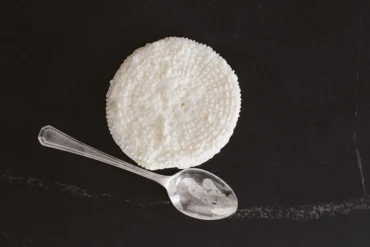 Cheese and spoon