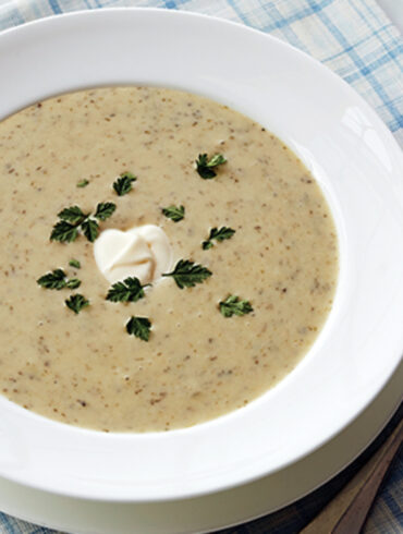 Soup in bowl