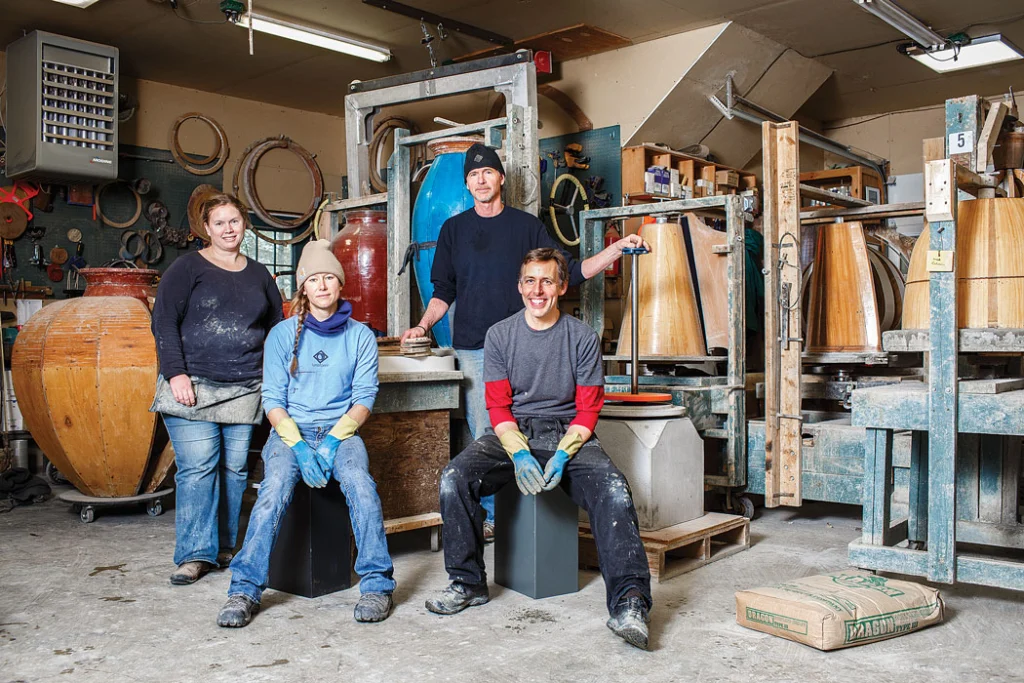 group photo of workers