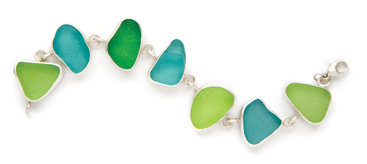 sea glass bracelet