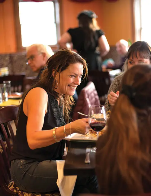 Woman Laughing at Tulsi North