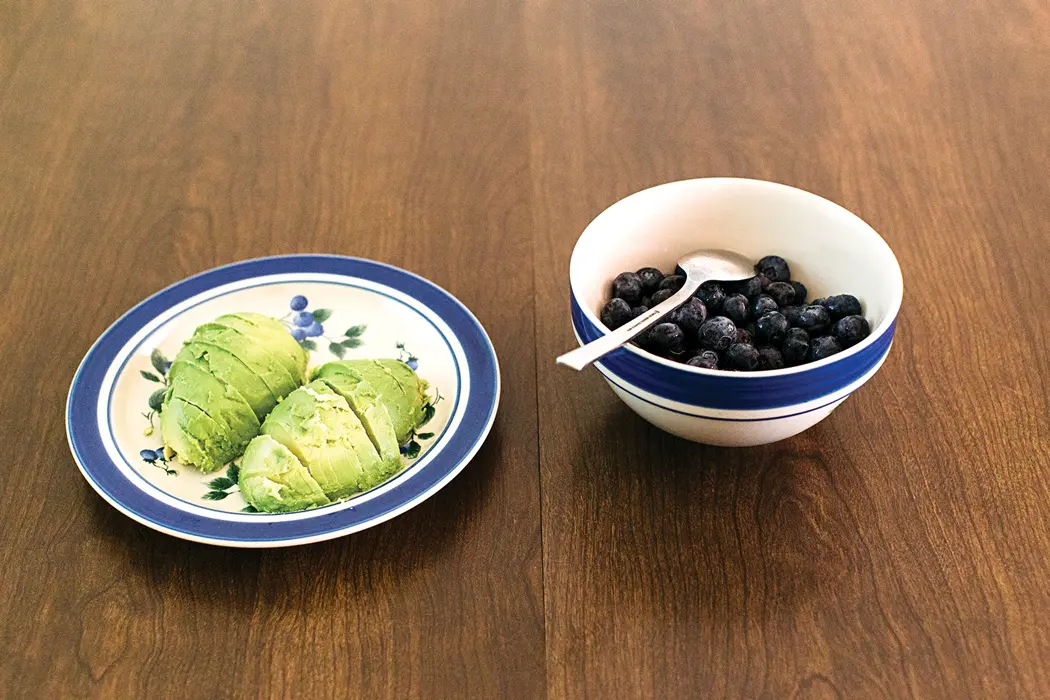 beacon of welcome avocado and blueberries