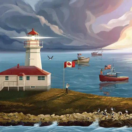 light house Machias Seal Island