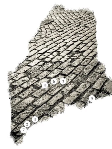 map of maine