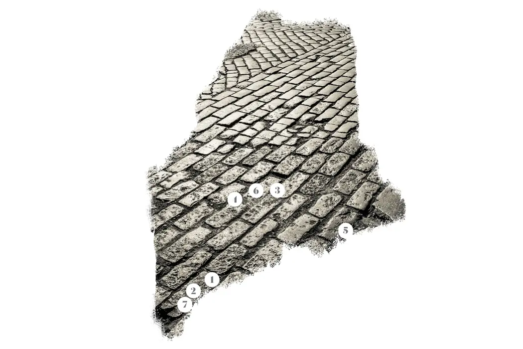 map of maine