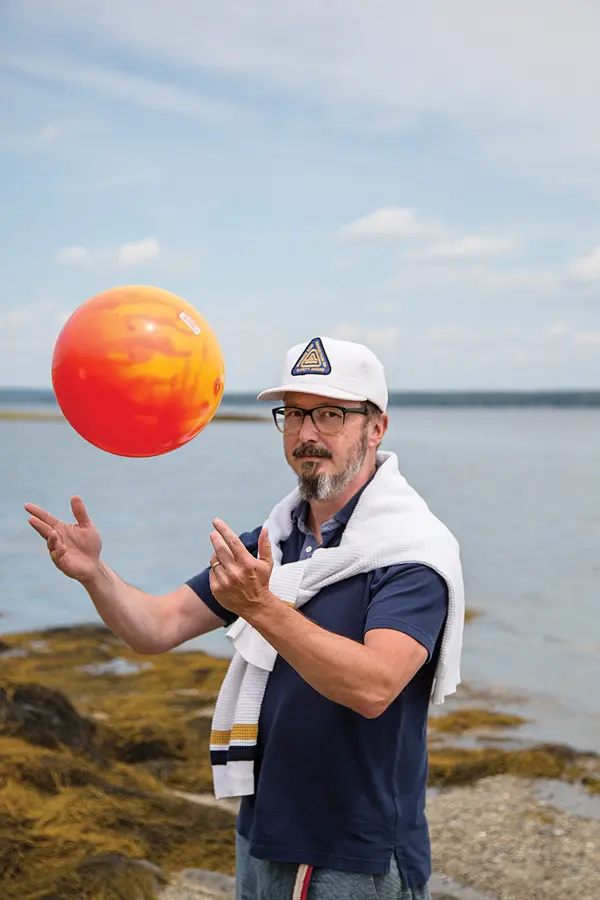John Hodgman in Surry, Maine.