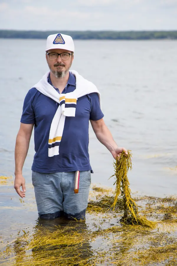John Hodgman in Surry, Maine.