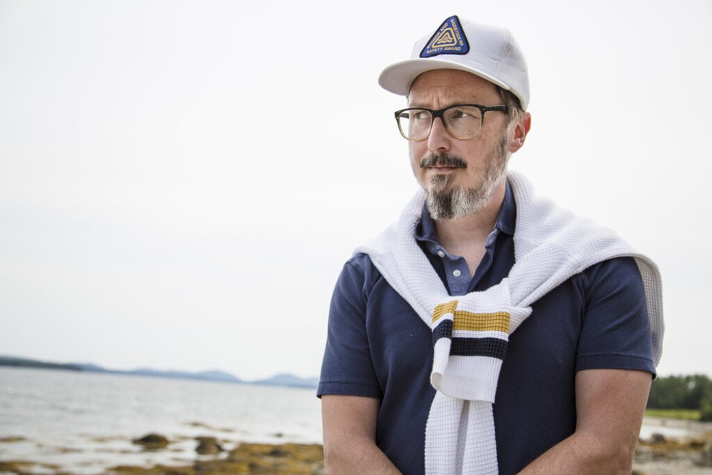John Hodgman in Surry, Maine.