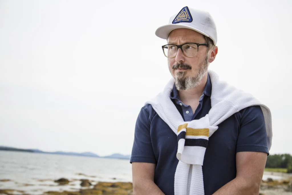 John Hodgman in Surry, Maine.