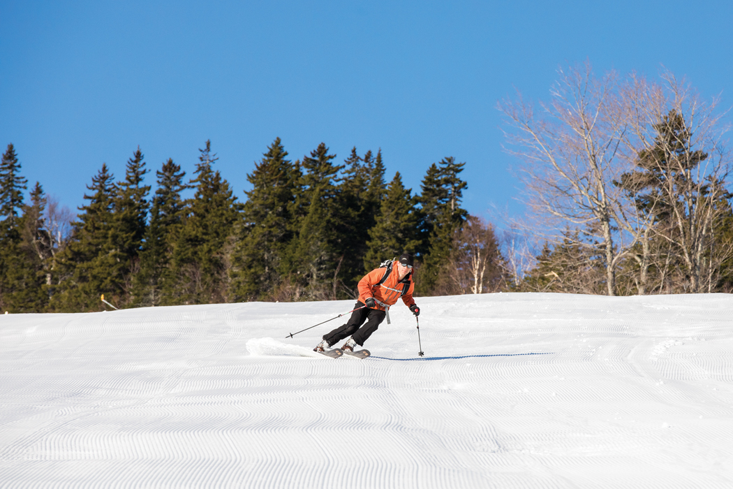 Chris Hayward skiing