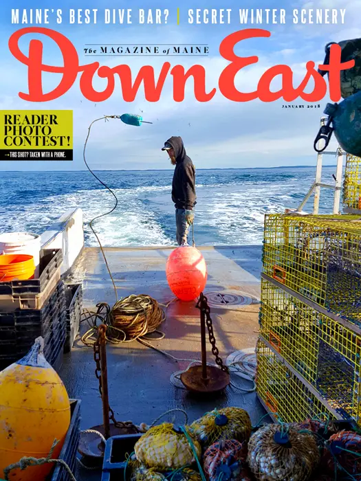 Down East Magazine January 2018 Cover
