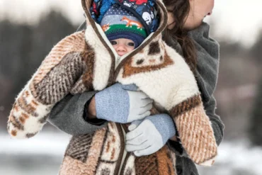 Laura Serino and baby