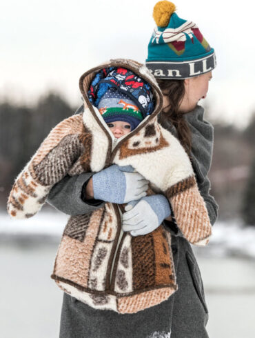 Laura Serino and baby