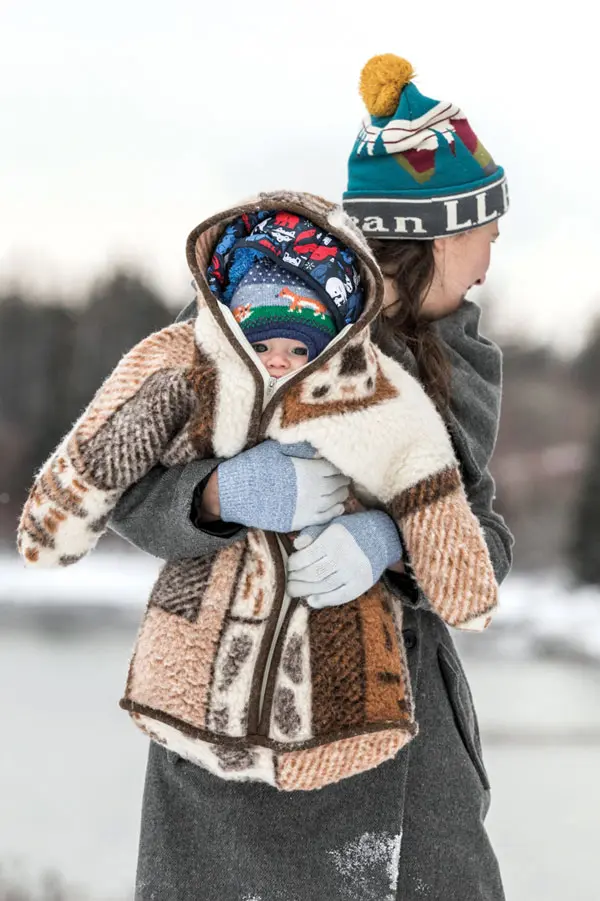 Laura Serino and baby