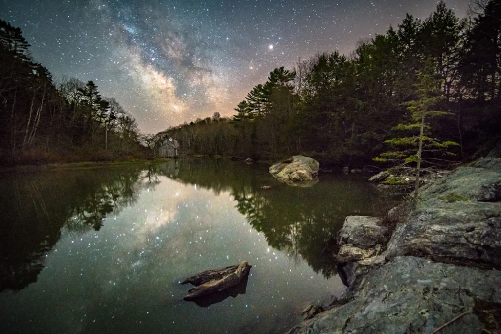 Starry night at bunganuc landing