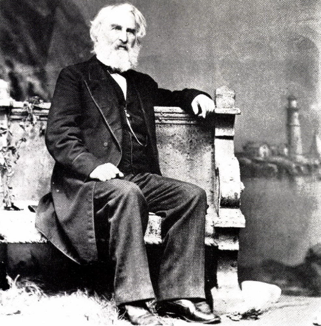 Longfellow favored this Lamson portrait, with Portland Head in background