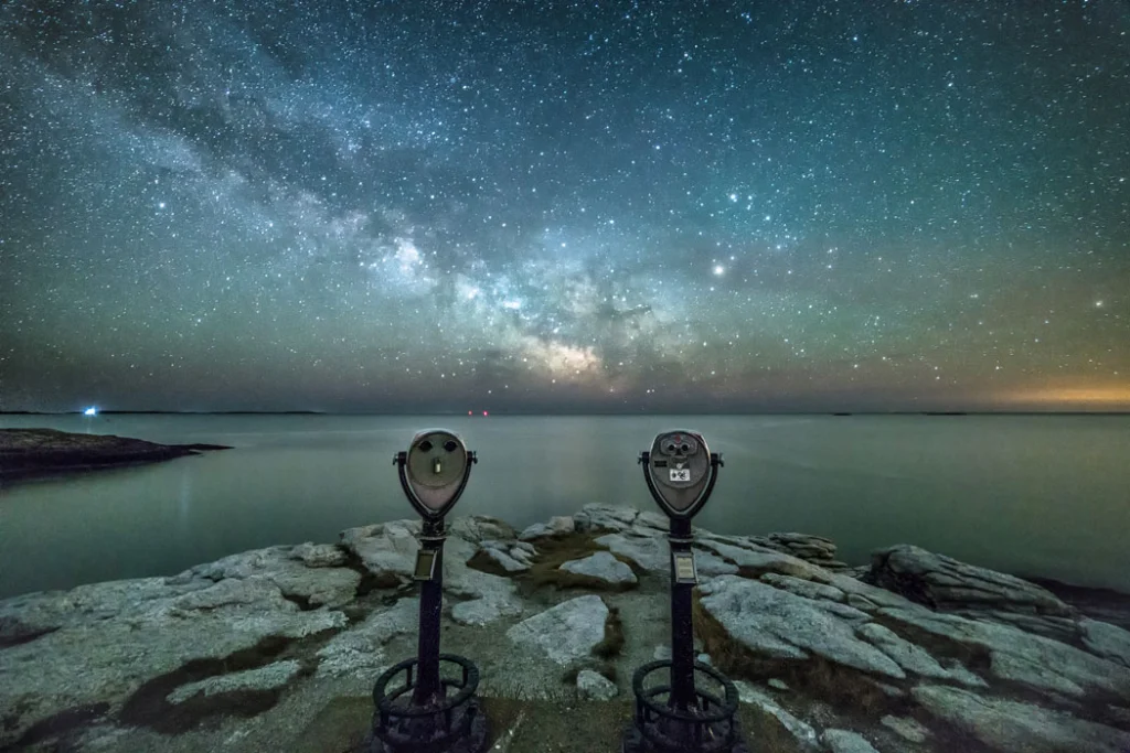 Milky Way over Reid State Park