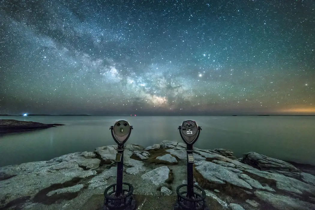 Milky Way over Reid State Park