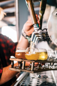 samples of Allagash beer