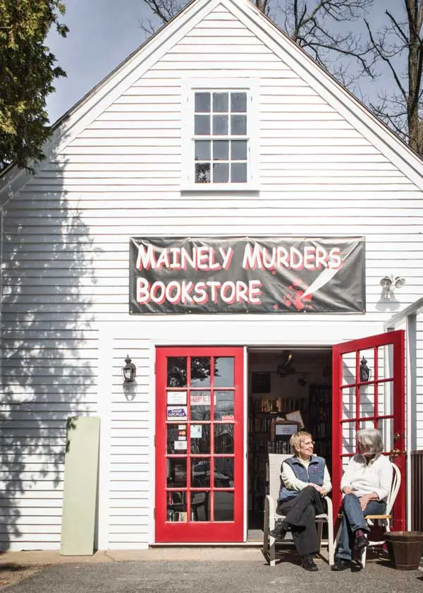 Paula Keeney and Ann Whetstone at Mainely Murders