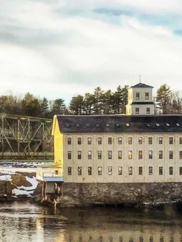 Former mill in Topsham by Angus King