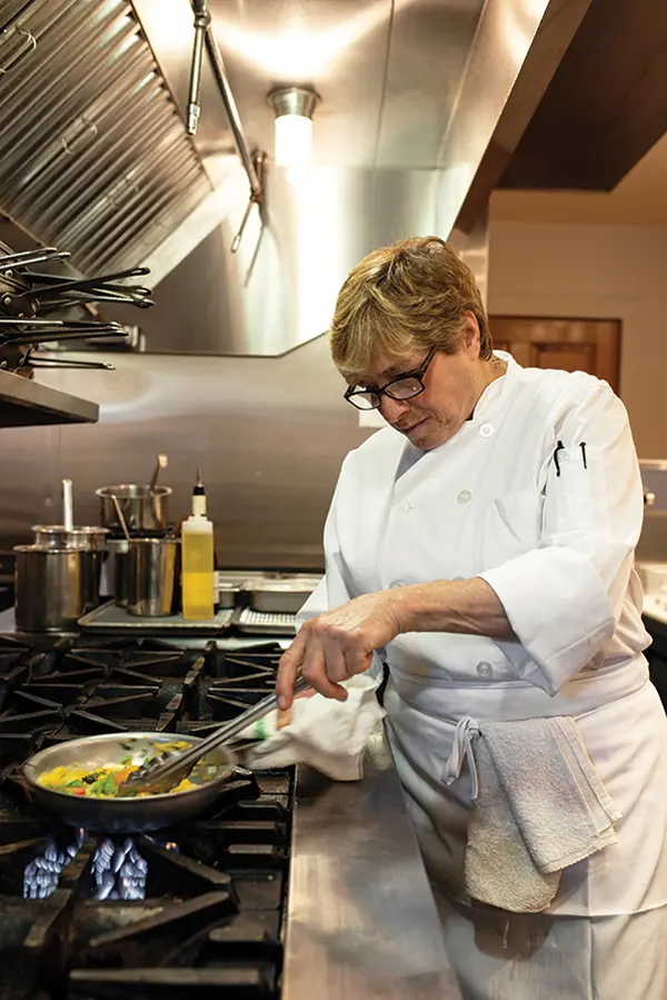 Chef Rebecca Charles.