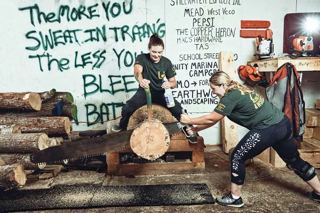 Lumberjack-skills competitions, Unity College Woodsmen