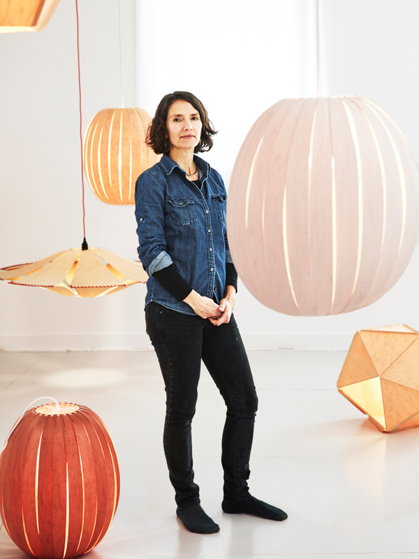 Julie Morringello with Modern Maine Lamps